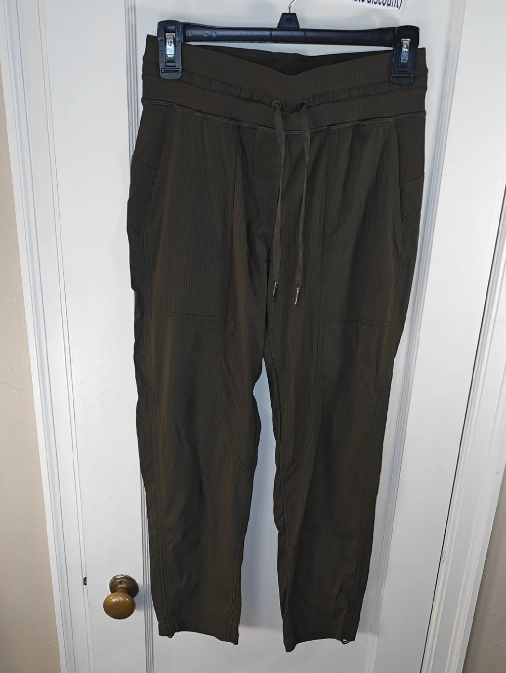 lululemon athletica Olive Green Drawstring Joggers - Picture 1 of 5